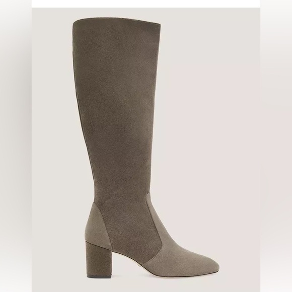 Stuart Weitzman Wide Calf size 11 new Sport Suede/charcoal - Picture 2 of 8